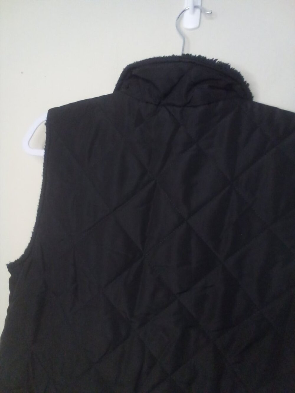 B & T Essentials DXL Fleece Vest Men 3XL Full Zip Sleeveless Pockets Black - Picture 14 of 15